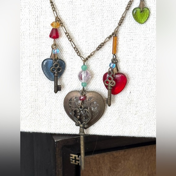 Glass Works Studio Colorful Charm Necklace - Picture 8 of 12